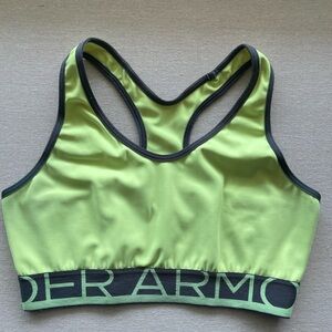 Under Amour S Neon Yellow Sports Bra